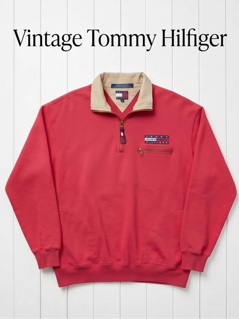 90’s Vintage Tommy Hilfiger Outdoors Men’s Quarter Zip